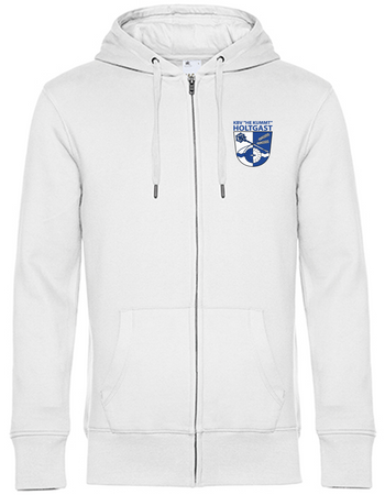 KBV Holtgast Fan - Sweatjacke Herren weiß
