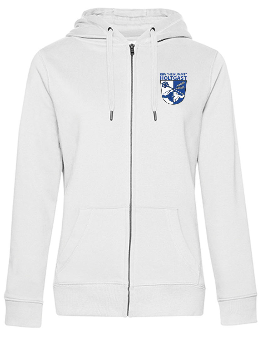 KBV Holtgast Fan - Sweatjacke Damen weiß