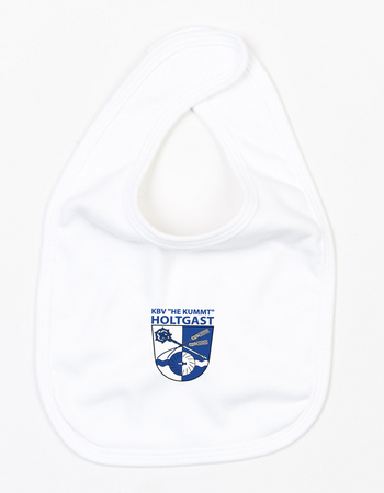 KBV Holtgast Fan - Lätzchen Baby weiß