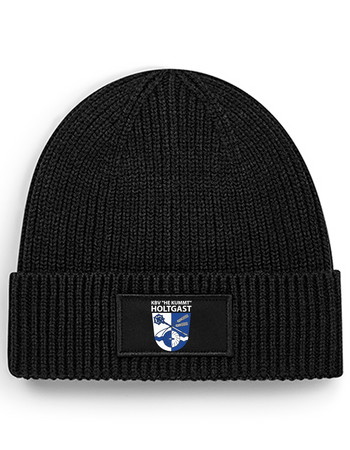 KBV Holtgast Fan - Rippstrick Beanie schwarz