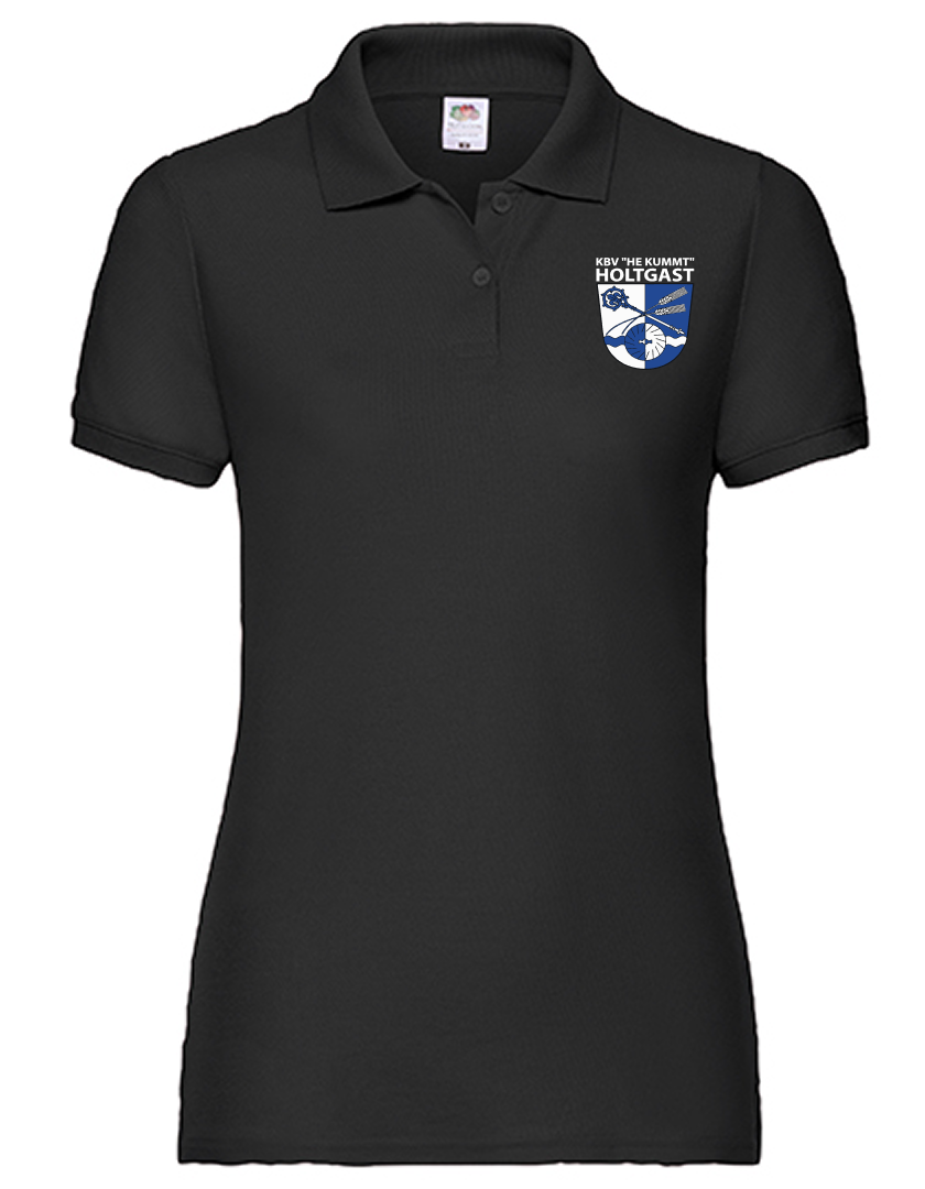 KBV Holtgast Fan - Poloshirt Damen schwarz