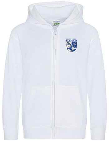 KBV Holtgast Fan - Sweatjacke Kinder weiß