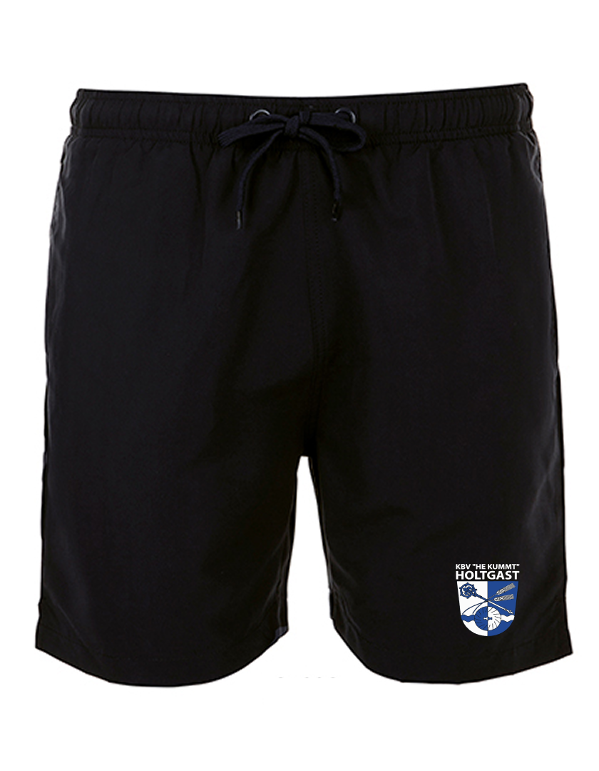 KBV Holtgast Fan - Badeshorts Herren schwarz