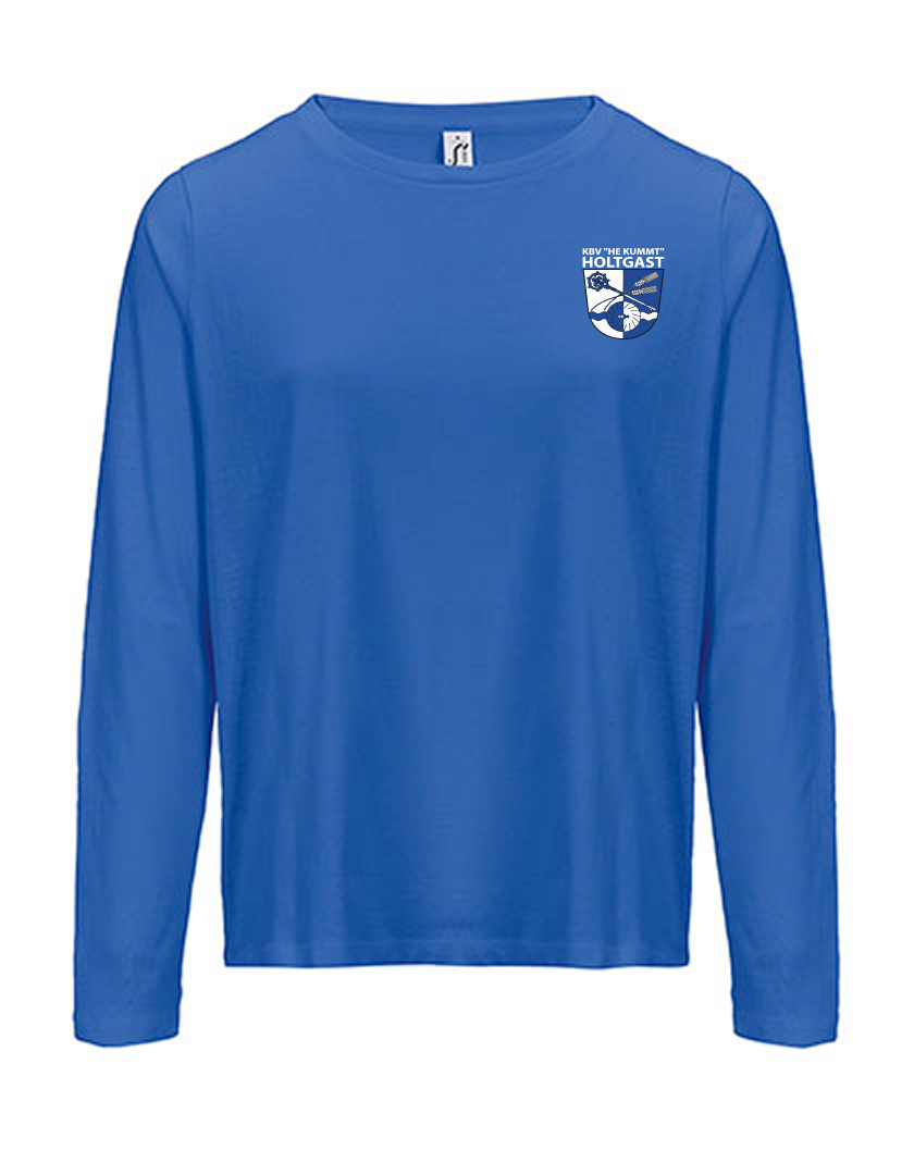 KBV Holtgast Fan - Longsleeve Damen blaumit logo
