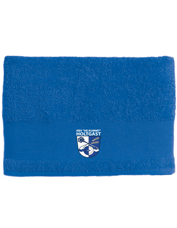 KBV Holtgast Fan - Handtuch 50*100 blaumit logo
