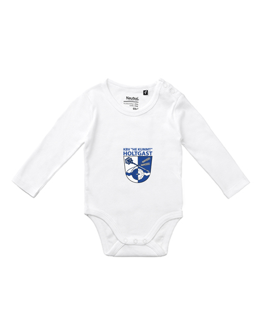 KBV Holtgast Fan - Body Baby Langarm weiß