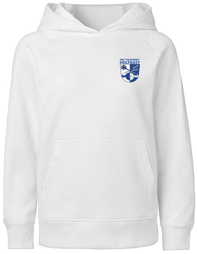 KBV Holtgast Fan - Hoodie Fairtrade Kinder weiß