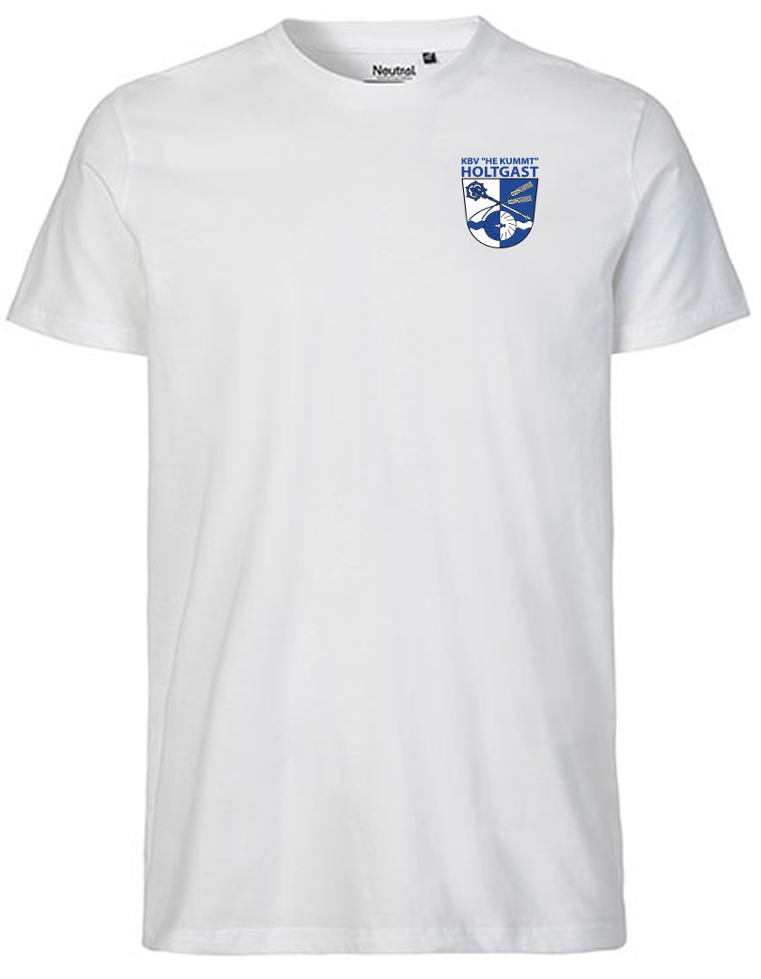 KBV Holtgast Fan - T-Shirt Fairtrade Herren weiß