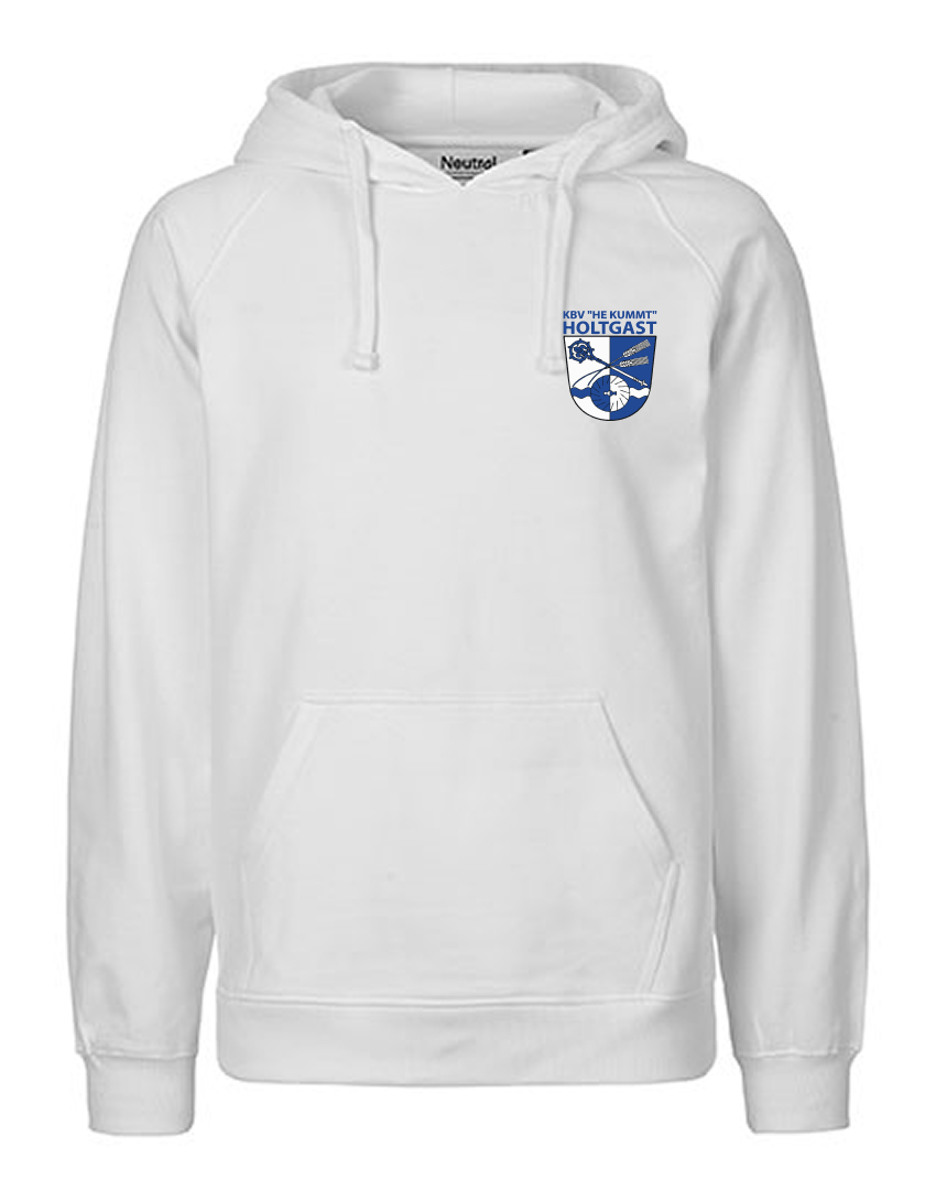 KBV Holtgast Fan - Hoodie Fairtrade Herren weiß