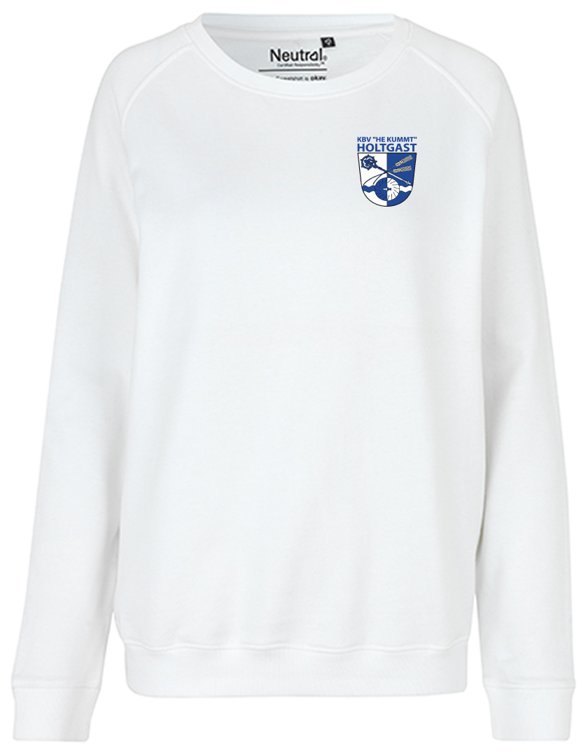 KBV Holtgast Fan - Sweatshirt Fairtrade Damen weiß