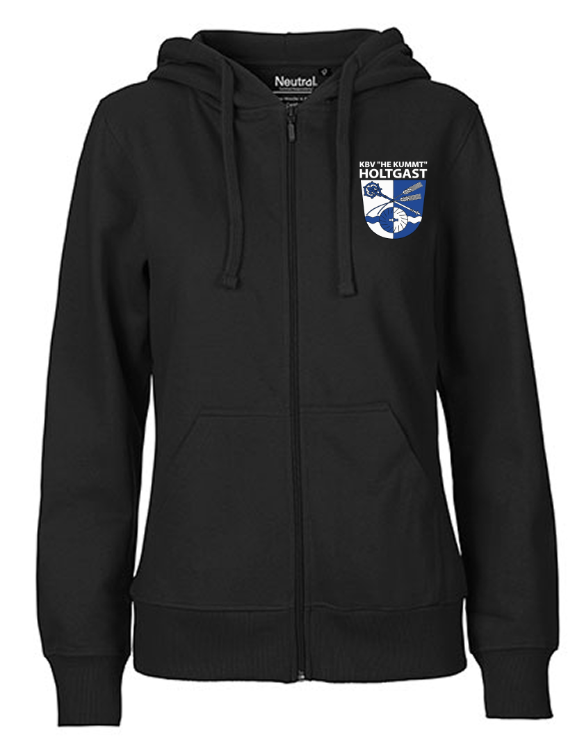 KBV Holtgast Fan - Sweatjacke Fairtrade Damen schwarz