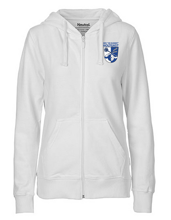KBV Holtgast Fan - Sweatjacke Fairtrade Damen weiß