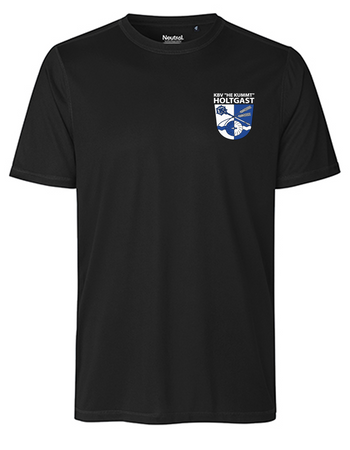 KBV Holtgast Fan - Polyestershirt Fairtrade Herren schwarz
