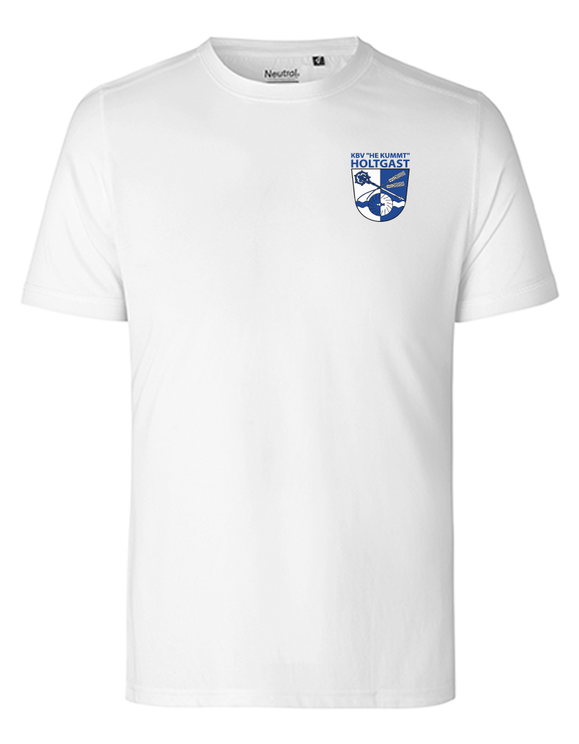 KBV Holtgast Fan - Polyestershirt Fairtrade Herren weiß