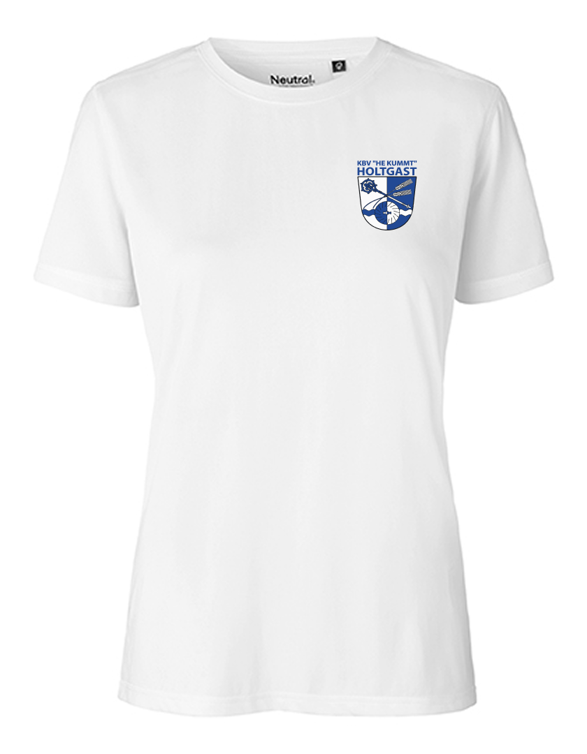 KBV Holtgast Fan - Polyestershirt Fairtrade Damen weiß