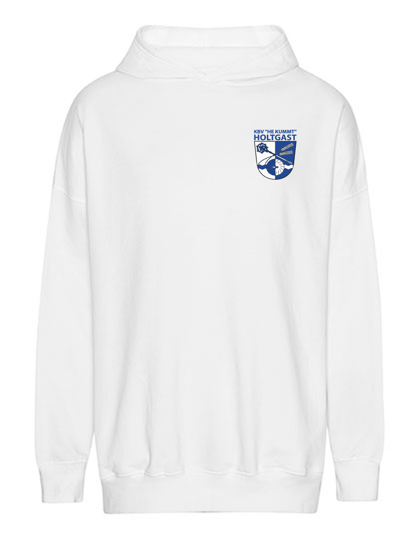 KBV Holtgast Fan - Hoodie oversize Herren weiß