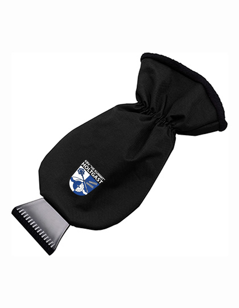 KBV Holtgast Fan - Eiskratzer mit Handschuh schwarz