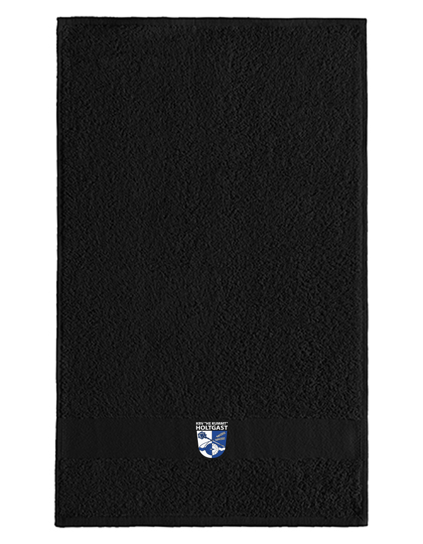 KBV Holtgast Fan - Gästehandtuch 50*30 schwarz