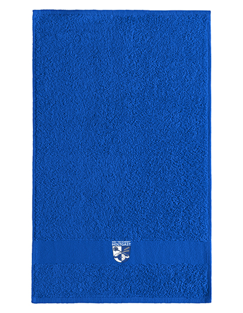 KBV Holtgast Fan- Gästehandtuch 50*30 blaumit logo