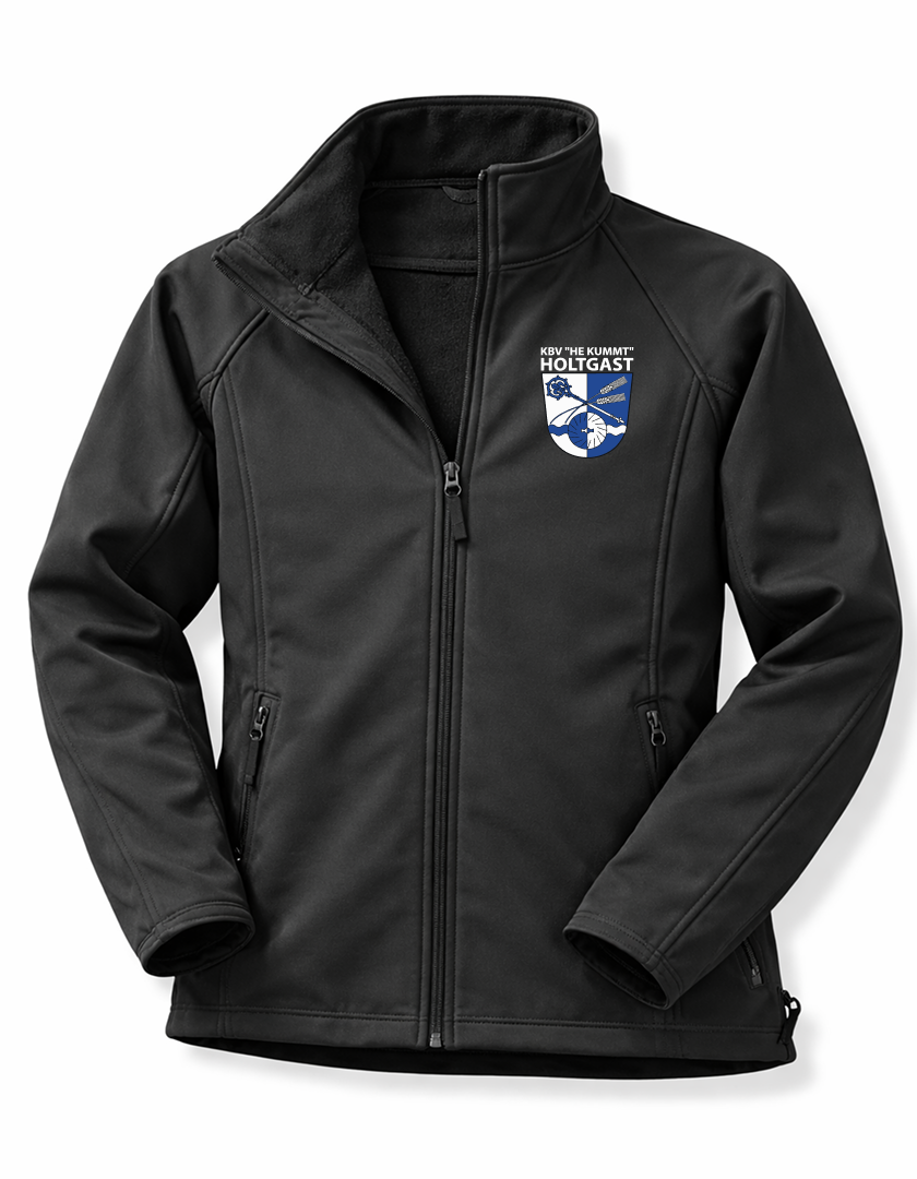 KBV Holtgast Fan - Softshelljacke Damen schwarz