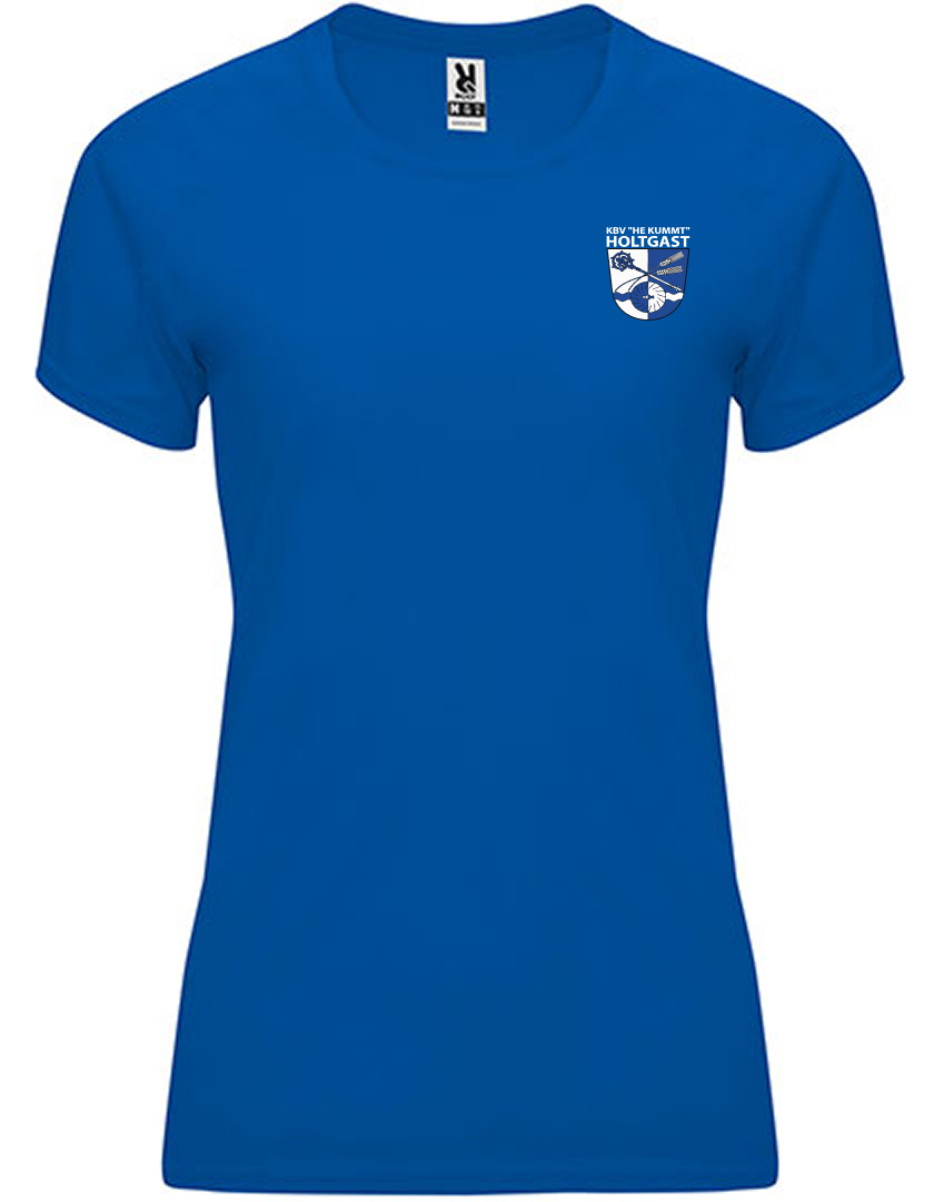 KBV Holtgast Fan - Polyestershirt Damen blaumit logo