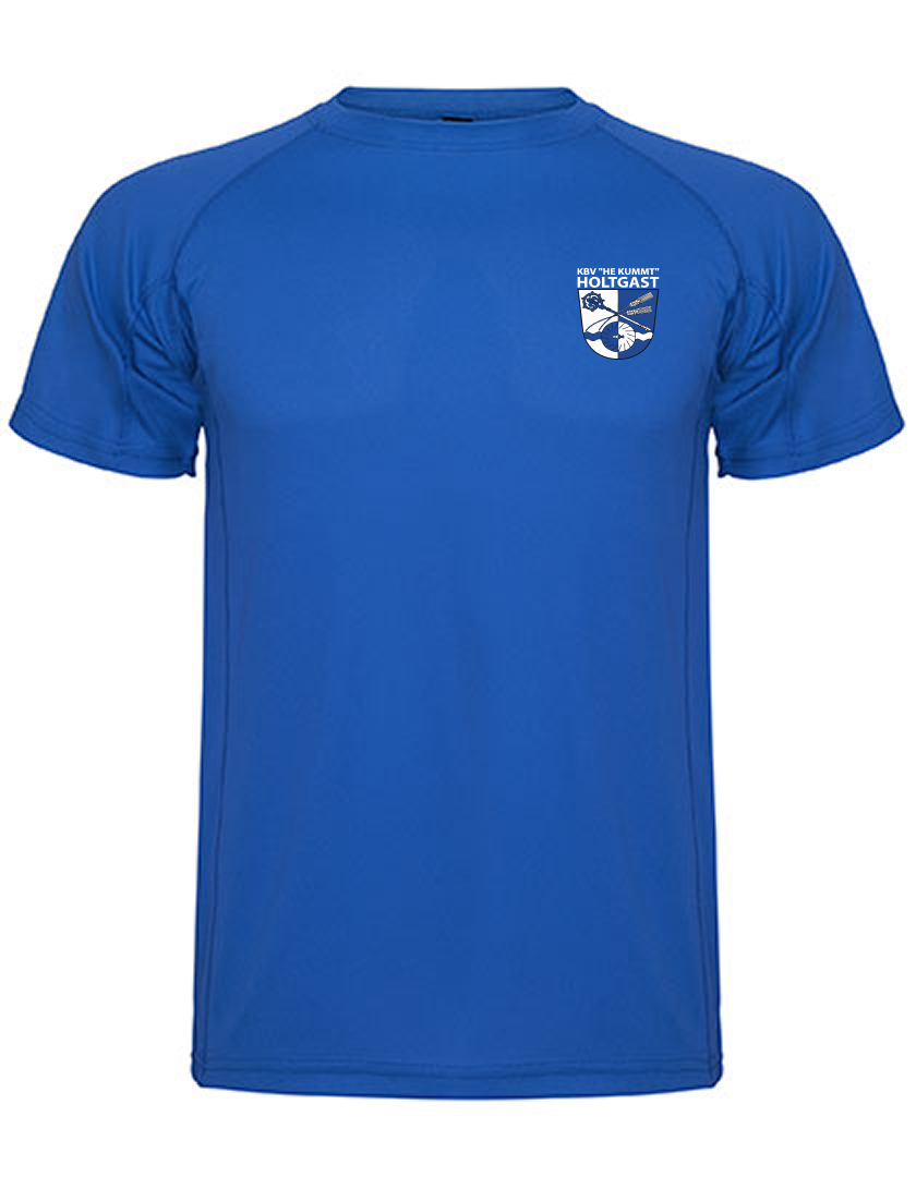 KBV Holtgast Fan - Polyestershirt Kinder blaumit logo