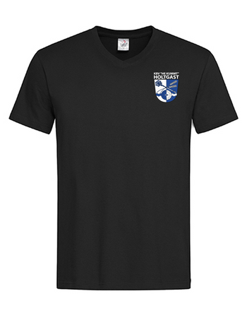 KBV Holtgast Fan - T-Shirt V-Ausschnitt Herren schwarz