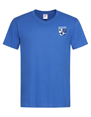 KBV Holtgast Fan - T-Shirt V-Ausschnitt Herren blaumit logo