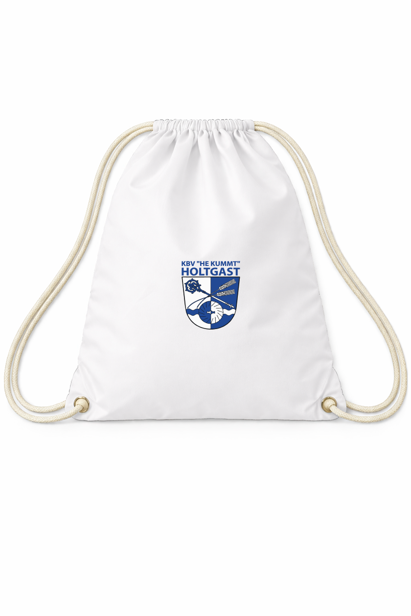 KBV Holtgast Fan - Gymbag 37*46 weiß