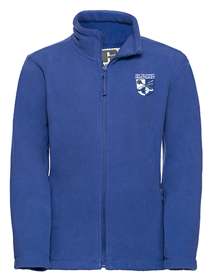 KBV Holtgast Fan - Fleecejacke Kinder blaumit logo