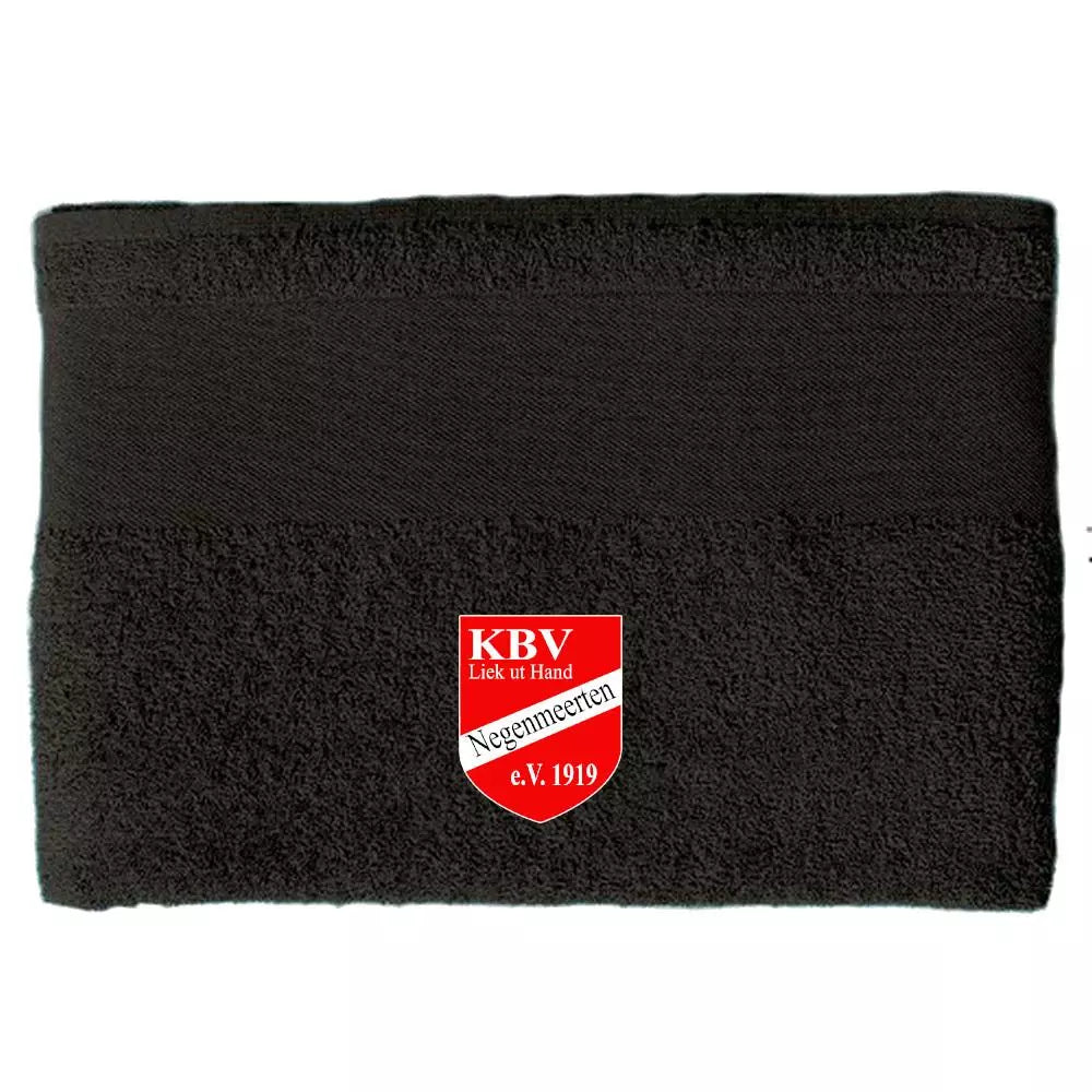 KBV Negenmeerten Fan Handtuch Schwarz