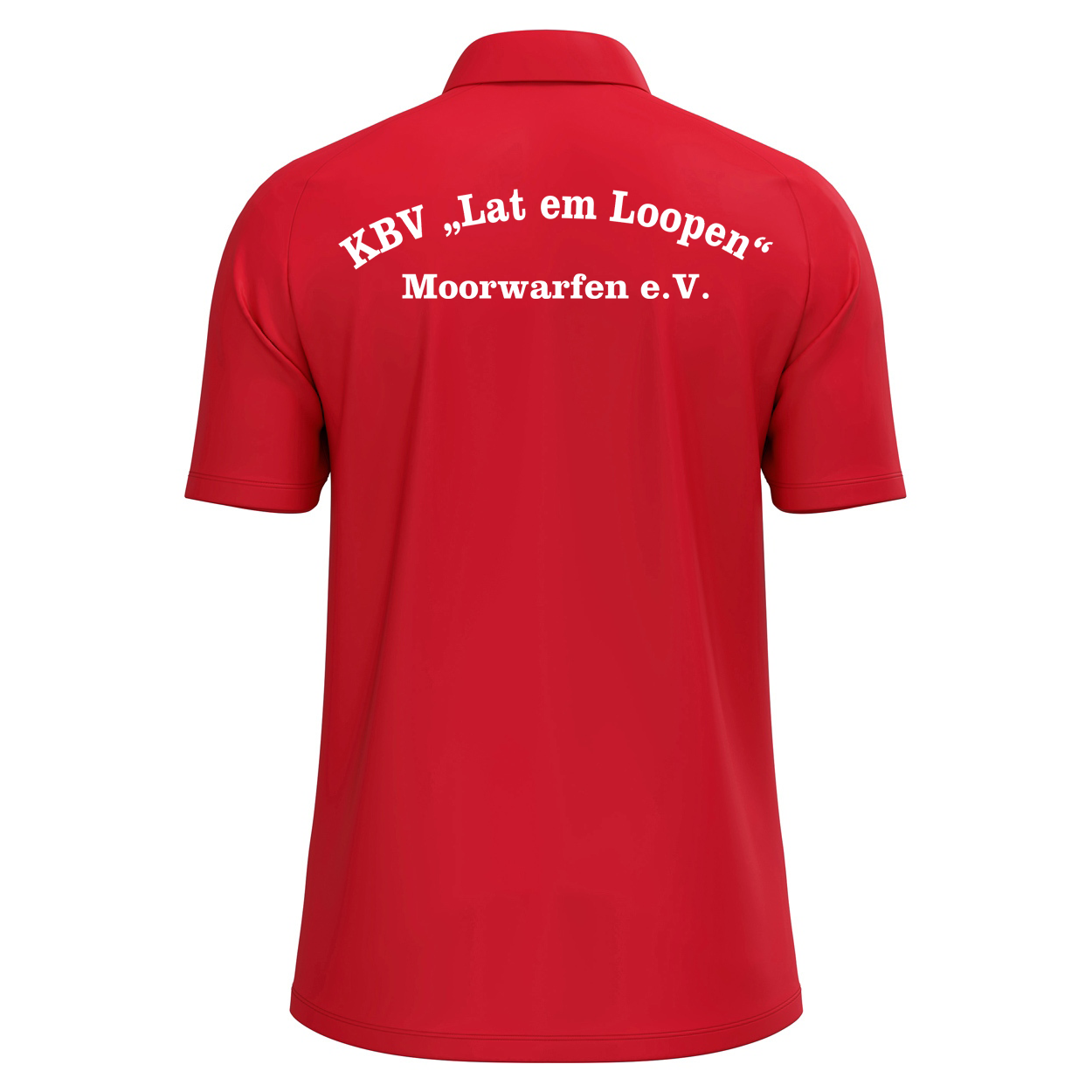 KBV Moorwafen Polo Herren Rot