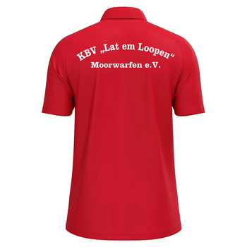 KBV Moorwafen Polo Herren Rot