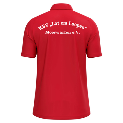 KBV Moorwafen Polo Herren Rot