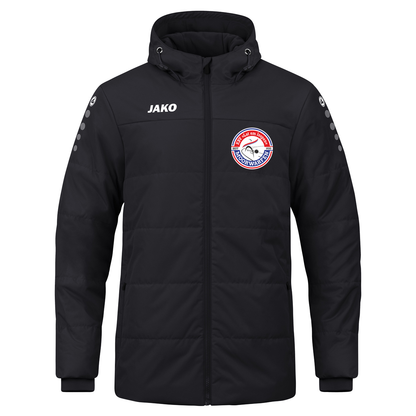 KBV Moorwafen Coachjacke Team mit Kapuze Kinder Schwarz