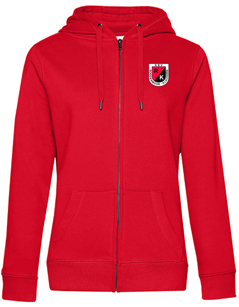 KBV Roggenmoor-Klauhörn Fan - Sweatjacke Damen rot