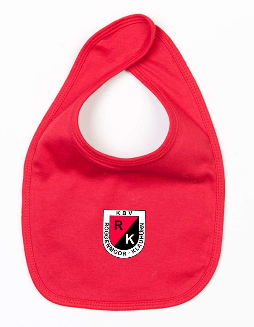KBV Roggenmoor-Klauhörn Fan - Lätzchen Baby rot