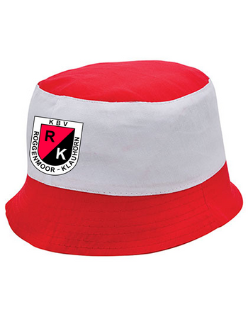 KBV Roggenmoor-Klauhörn Fan - Fischerhut weiß rot