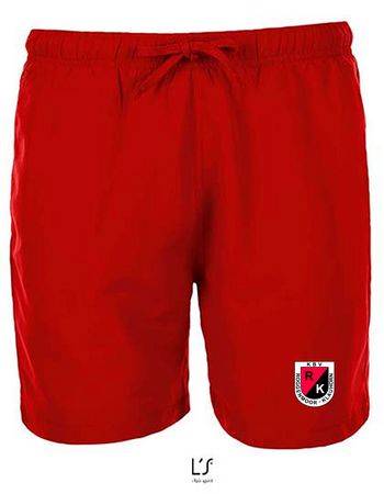 KBV Roggenmoor-Klauhörn Fan - Badeshorts Herren rot