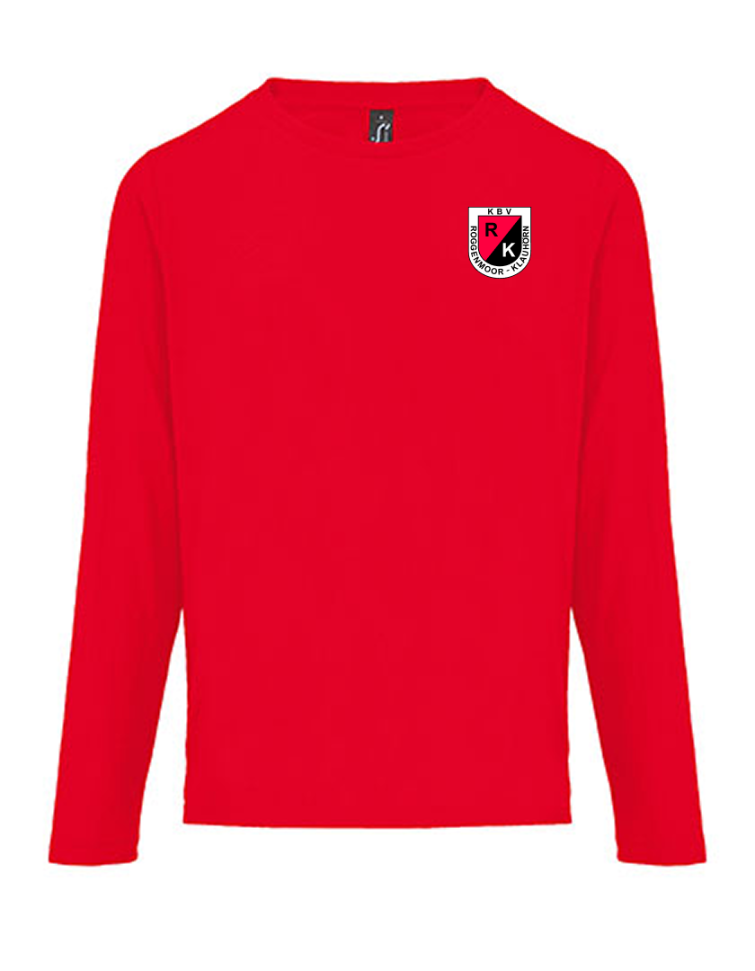 KBV Roggenmoor-Klauhörn Fan - Longsleeve Damen rot
