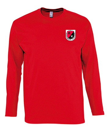KBV Roggenmoor-Klauhörn Fan - Longsleeve Herren rot