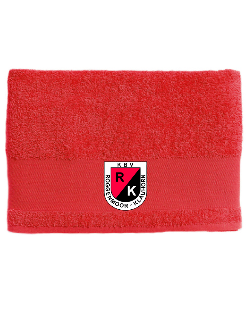 KBV Roggenmoor-Klauhörn Fan - Handtuch 50*100 rot
