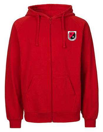 KBV Roggenmoor-Klauhörn Fan - Sweatjacke Fairtrade Herren rot