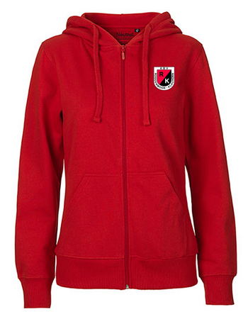KBV Roggenmoor-Klauhörn Fan - Sweatjacke Fairtrade Damen rot