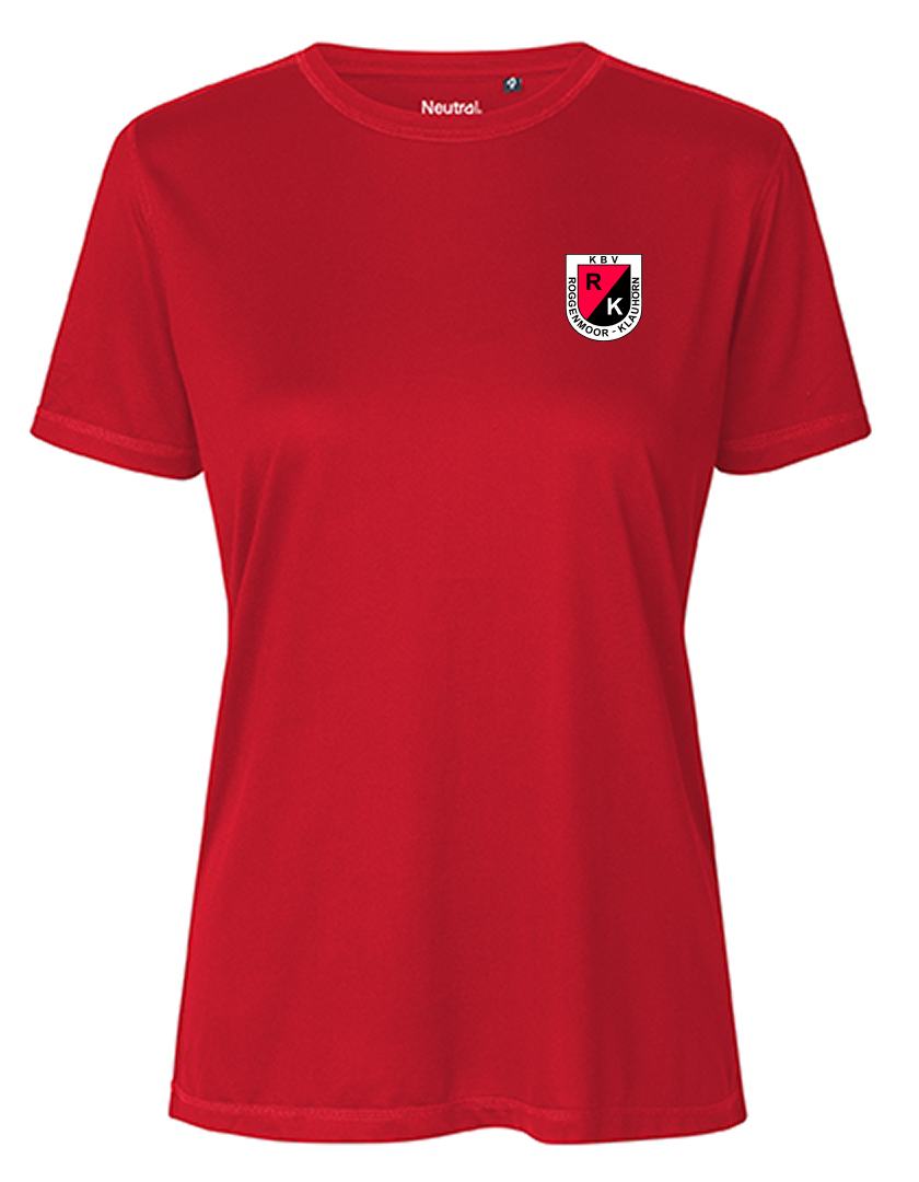 KBV Roggenmoor-Klauhörn Fan - Polyestershirt Fairtrade Damen rot