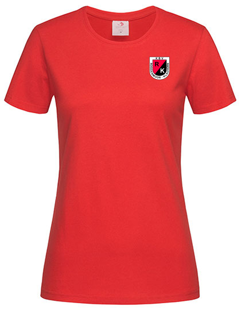 KBV Roggenmoor-Klauhörn Fan - T-Shirt Damen rot