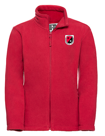 KBV Roggenmoor-Klauhörn Fan - Fleecejacke Kinder rot