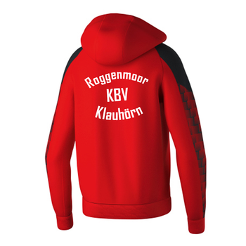 KBV Roggenmoor-Klauhörn Trainingsjacke mit Kapuze Unisex Rot