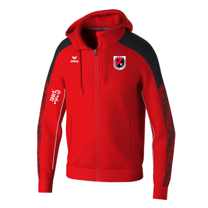 KBV Roggenmoor-Klauhörn Trainingsjacke mit Kapuze Kinder Rot