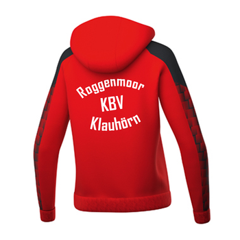KBV Roggenmoor-Klauhörn Trainingsjacke mit Kapuze Damen Rot